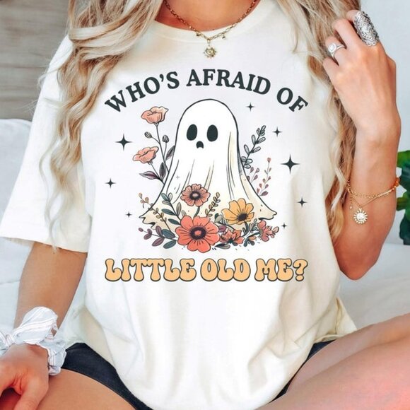 Tops - Who's Afraid Of Little Old Me Halloween Shirt